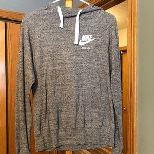 heather grey light weight sweater